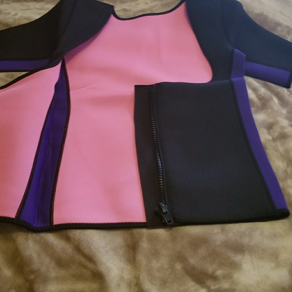 Short Sleeve Body Shaper Hot Sweat Slimming Shirt